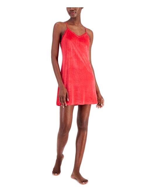 INC International Concepts I.N.C. International Concepts Women's Velour Chemise, Created for Macy's