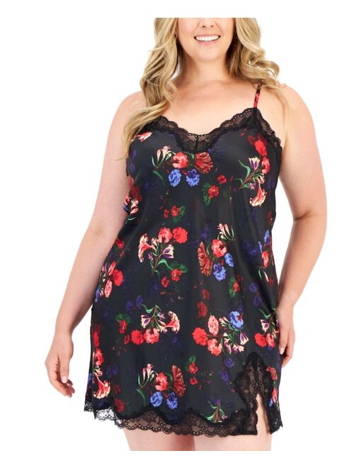 INC International Concepts I.N.C. International Concepts Plus Size Floral Chemise, Created for Macy's