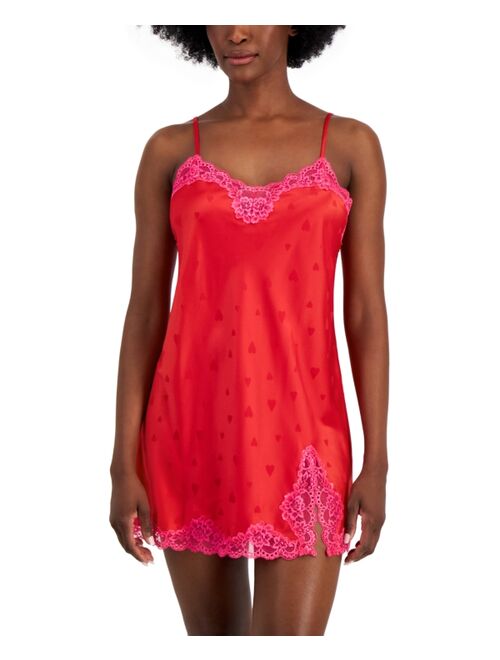 INC International Concepts I.N.C. International Concepts Women's Lace-Trim Chemise, Created for Macy's
