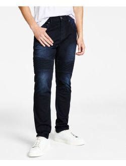 Men's Skinny-Fit Moto Jeans, Created for Macy's