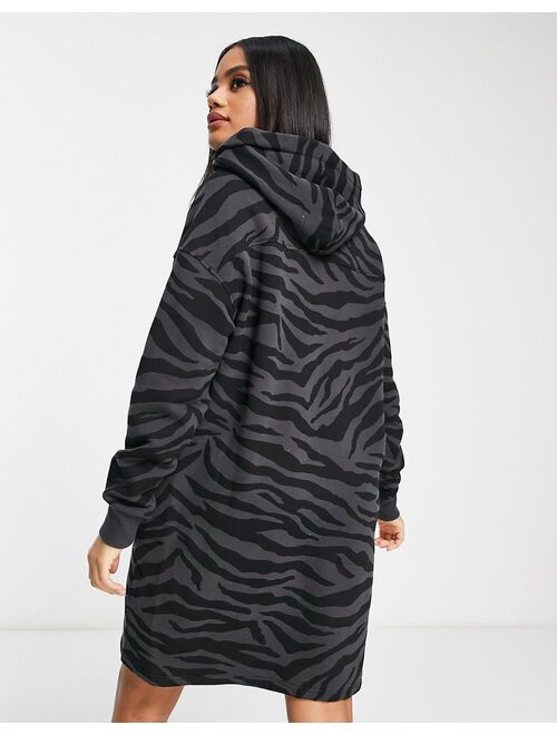 UGG Aderyn hoodie dress in black zebra