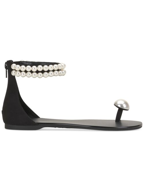 INC International Concepts I.N.C. INTERNATIONAL CONCEPTS Women's Graelyn Embellished Ankle-Strap Sandals, Created for Macy's