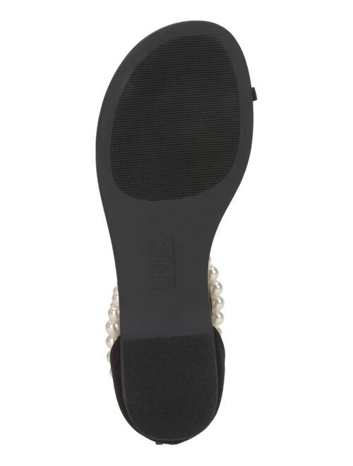 INC International Concepts I.N.C. INTERNATIONAL CONCEPTS Women's Graelyn Embellished Ankle-Strap Sandals, Created for Macy's