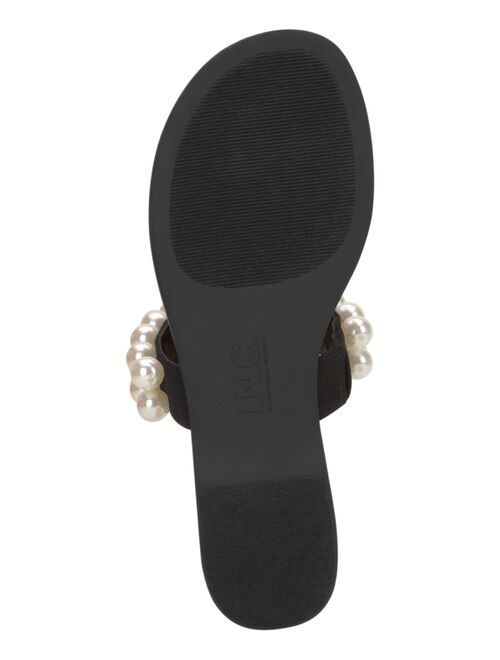 INC International Concepts I.N.C. INTERNATIONAL CONCEPTS Women's Gertrude Embellished Slip-On Sandals, Created for Macy's
