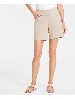 Women's Mid-Rise Pull-On Shorts, Created for Macy's
