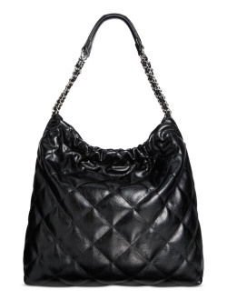 Kyliee Quilted Faux Leather Large Shoulder Bag, Created for Macy's