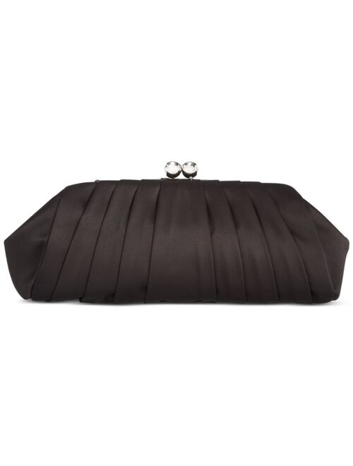 INC International Concepts I.N.C. INTERNATIONAL CONCEPTS Pleated Satin Clutch, Created for Macy's