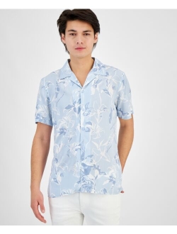 Men's Lily Bloom Short-Sleeve Shirt, Created for Macy's