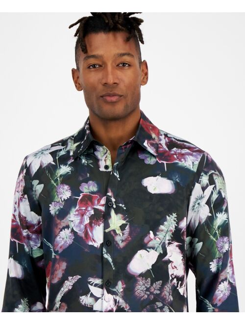 INC International Concepts I.N.C. International Concepts Men's Garden Regular-Fit Button-Down Shirt, Created for Macy's