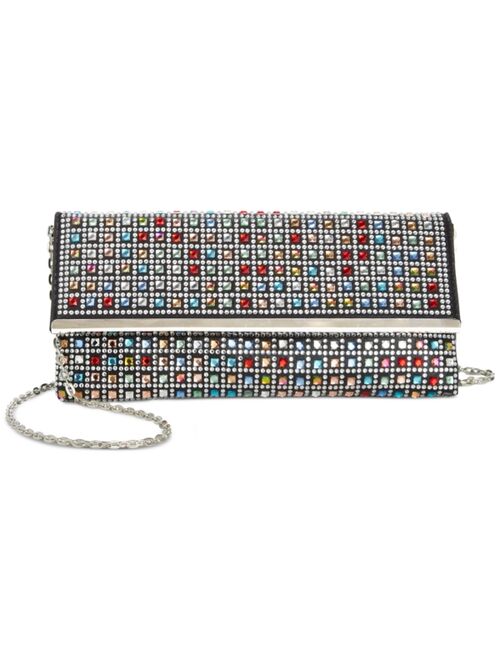 INC International Concepts I.N.C. INTERNATIONAL CONCEPTS Hether Shiny Mesh Clutch, Created for Macy's