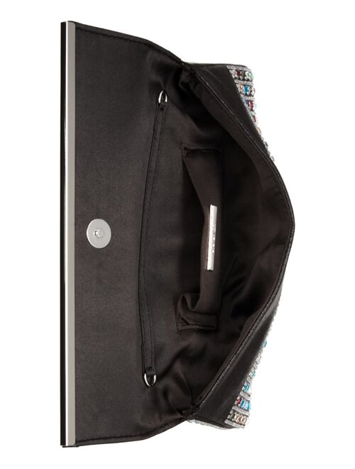 INC International Concepts I.N.C. INTERNATIONAL CONCEPTS Hether Shiny Mesh Clutch, Created for Macy's