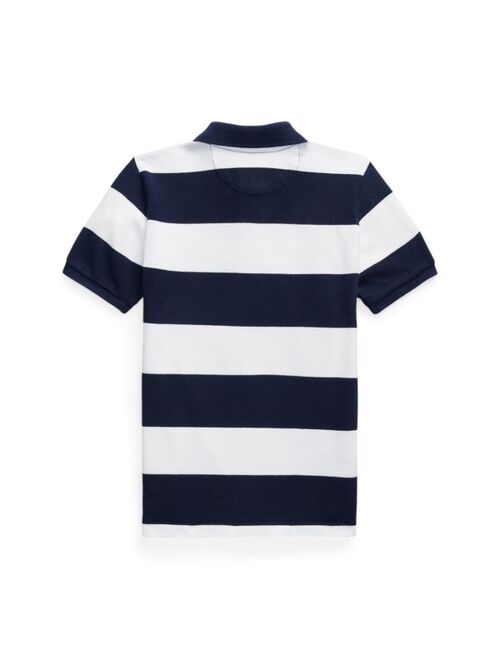 POLO RALPH LAUREN Toddler and Little Boys Striped Cotton Mesh Polo Shirt