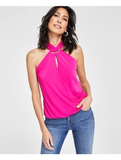 Women's Cross-Strap-Neck Top, Created for Macy's