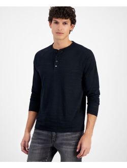 Men's Long-Sleeve Raglan Shirt, Created for Macy's