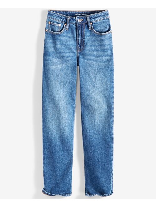 ON 34TH Women's High Rise Straight-Leg Jeans, Regular and Short Lengths, Created for Macy's