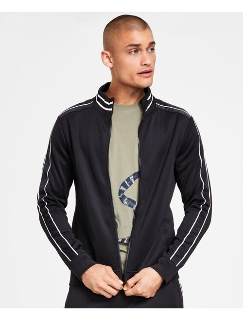 INC International Concepts I.N.C. INTERNATIONAL CONCEPTS Men's Neoprene Track Jogger Jacket, Created for Macy's
