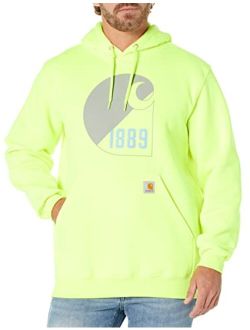 Men's Big & Tall Loose Fit Midweight Logo Graphic Sweatshirt 105666