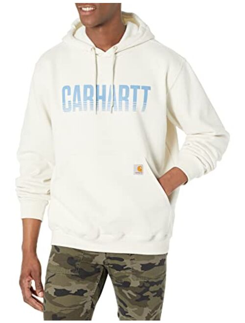 Carhartt Men's Big & Tall Loose Fit Midweight Logo Graphic Sweatshirt 105824