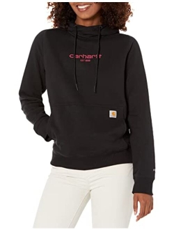 Women's Force Relaxed Fit Lightweight Graphic Hooded Sweatshirt