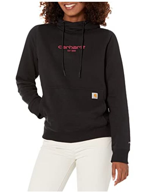 Carhartt Women's Force Relaxed Fit Lightweight Graphic Hooded Sweatshirt