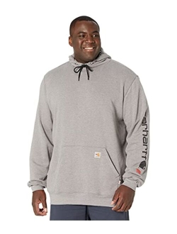 Men's Flame-Resistant Force Loose Fit Midweight Logo Sleeve Graphicsweatshirt