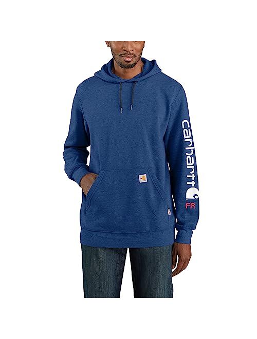 Carhartt Men's Flame-Resistant Force Loose Fit Midweight Logo Sleeve Graphicsweatshirt