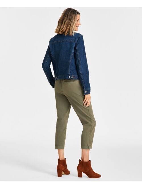 STYLE & CO Women's Classic Denim Jacket, Created for Macy's