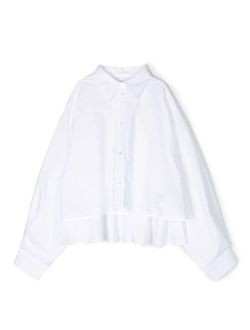 Kids high-low flared rear shirt
