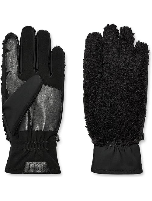 UGG Fluff Smart Gloves with Conductive Leather Palm