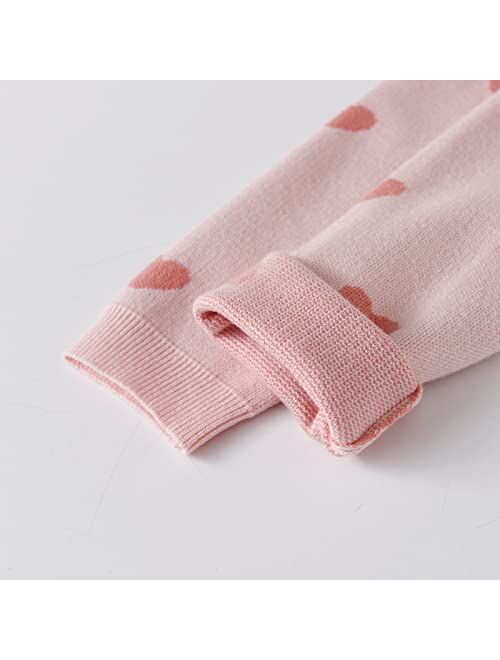 VIKITA Toddler Girls Pullover Sweater Comfy Long Sleeve Crewneck Cute Daily Wear Back to School