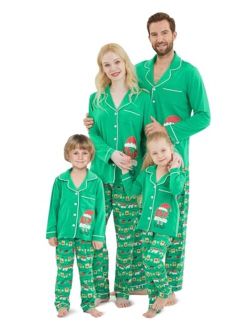 DAUGHTER QUEEN Christmas Pajamas for Family, Children Ages 6-15, Adults Sizes S-XXL