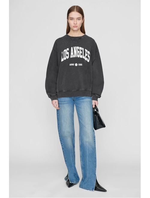 ANINE BING Black Ramona 'Los Angeles' Sweatshirt