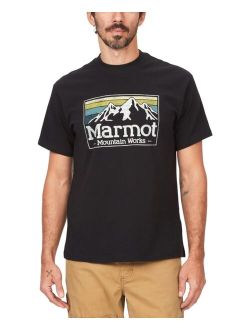 Men's Mountain Works Gradient Logo Graphic Short-Sleeve T-Shirt