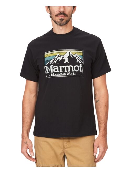 MARMOT Men's Mountain Works Gradient Logo Graphic Short-Sleeve T-Shirt