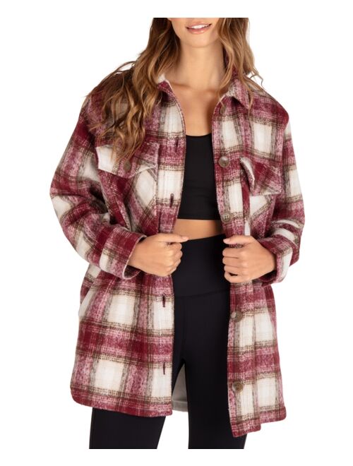 Hurley Juniors' Jonah Plaid Relaxed Shacket