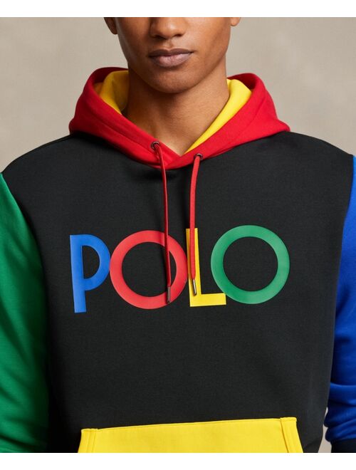 Polo Ralph Lauren Men's Logo Color-Blocked Double-Knit Hoodie
