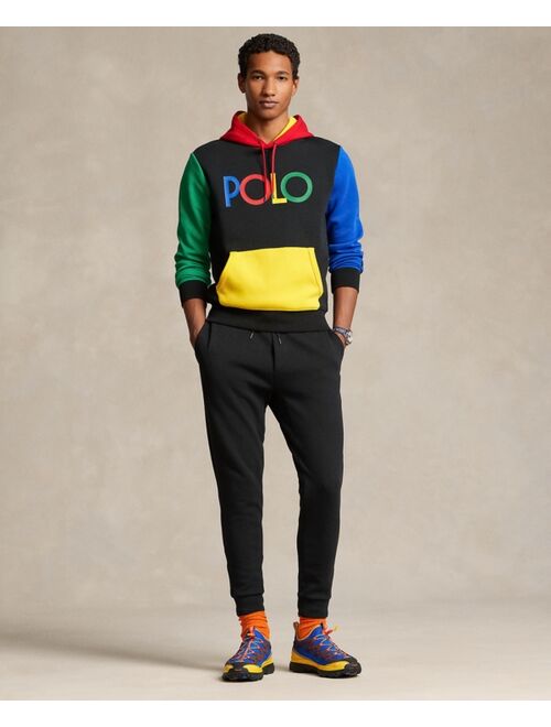 Polo Ralph Lauren Men's Logo Color-Blocked Double-Knit Hoodie