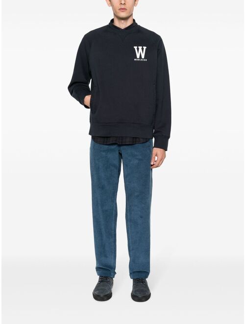 Woolrich logo-print cotton sweatshirt