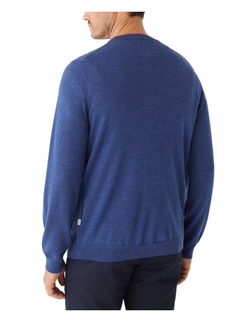 FRANK AND OAK Men's Merino Wool Crewneck Long-Sleeve Sweater