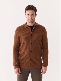 Men's Collared Button Sweater Overshirt