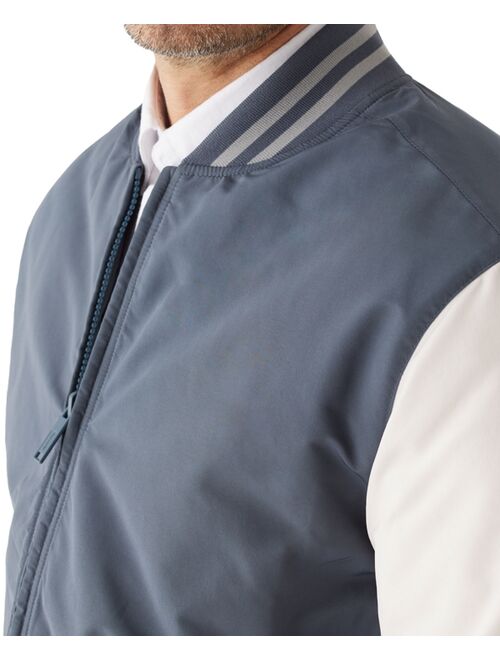 FRANK AND OAK Men's Skyline Reversible Weather-Resistant Varsity Jacket