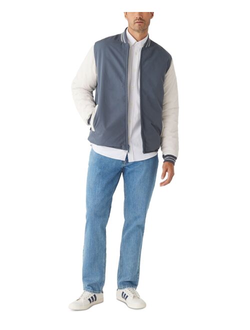 FRANK AND OAK Men's Skyline Reversible Weather-Resistant Varsity Jacket