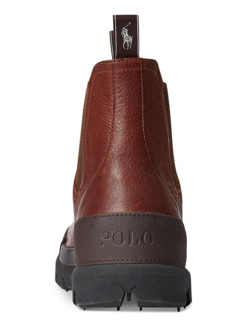 POLO RALPH LAUREN Men's Oslo Tumbled Leather Chelsea Boots