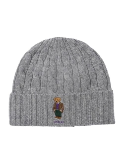 Men's Classic Cable Heritage Bear Beanie