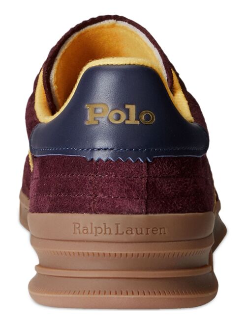 POLO RALPH LAUREN Men's Heritage Aera Suede Logo Sneakers
