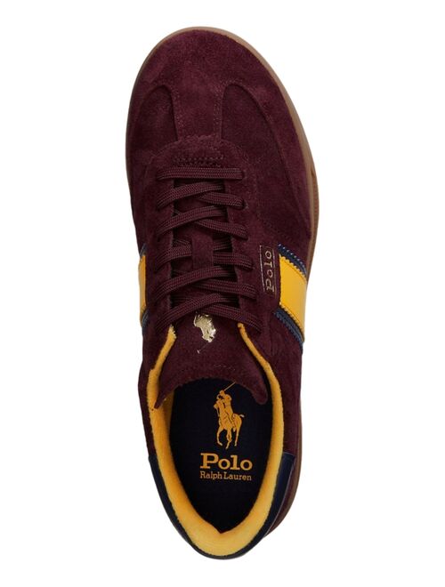 POLO RALPH LAUREN Men's Heritage Aera Suede Logo Sneakers