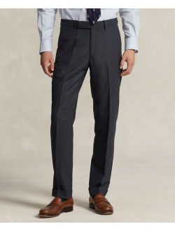 Men's Stretch Wool-Blend Flannel Suit Trousers