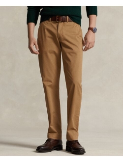 Men's Stretch Straight Fit Washed Chino Pants