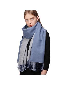 RIIQIICHY Pashmina Shawls and Wraps for Evening Dresses Scarfs for Women Fall Winter Travel Blanket Scarf Large Warm Scarves
