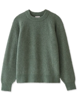 Women's Crewneck Long-Sleeve Sweater